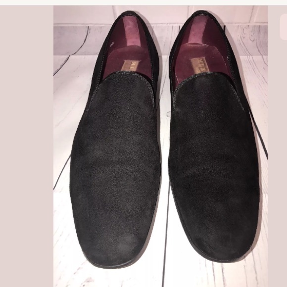 Mens Mezlan Lublin Velvet Tuxedo Loafers in Black - LAST CALL 9,9.5,10.5,11,12